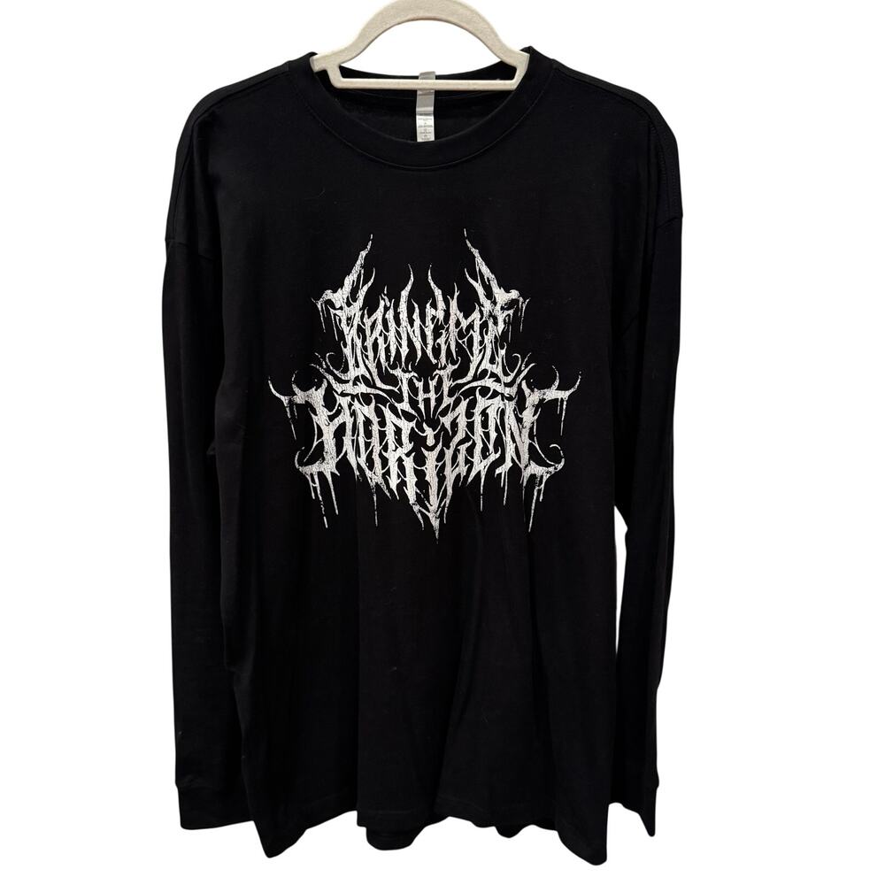 New Bring Me The Horizon BMTH Double Sided Long Sleeve Shirt XL Black Merch
